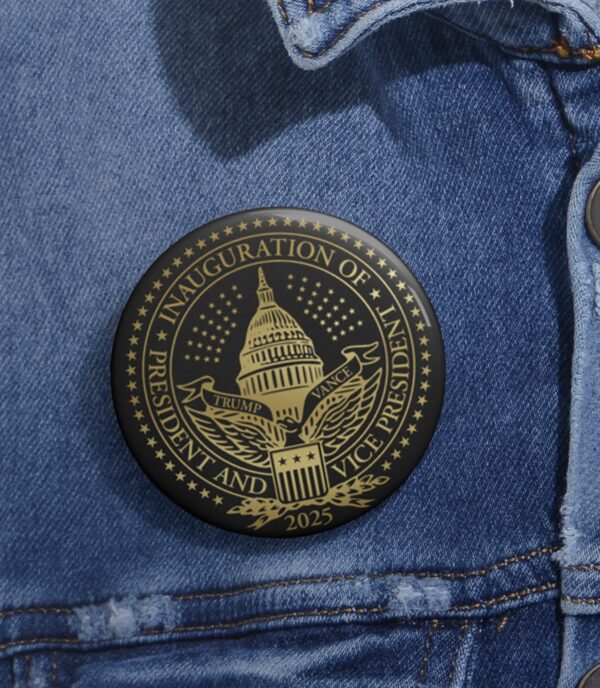 2025 Trump Inaugural Seal Black Buttons