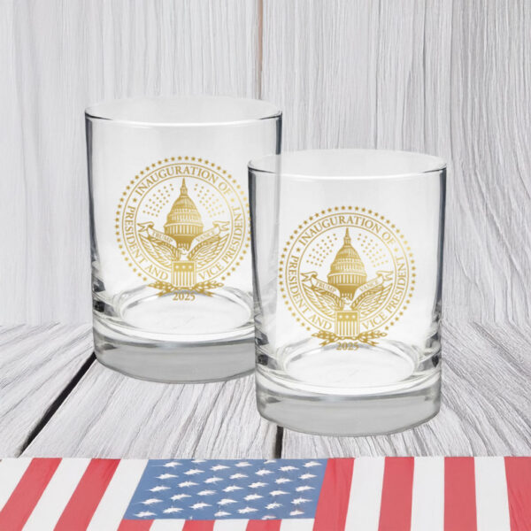 2025 Trump Inaugural Seal Whiskey Glasses