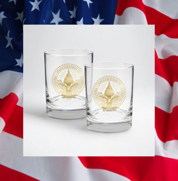 2025 Trump Inaugural Seal Whiskey Glasses