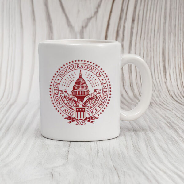 2025 Trump Inaugural Seal White Coffee Mug