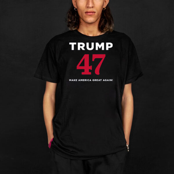 Trump 47 Make America Great Again Navy T-Shirt