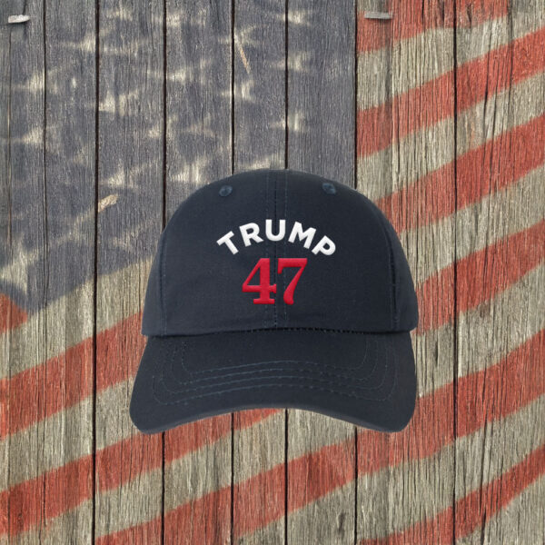 Trump 47 Navy Structured Adjustable Hat