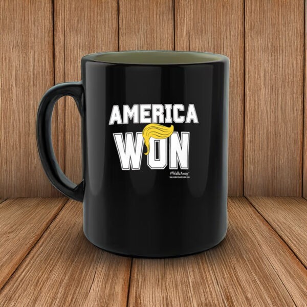 America Won Trump Hair Mug