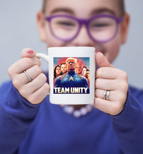 Captain America Donald Trump Team Unity 2025 Mug