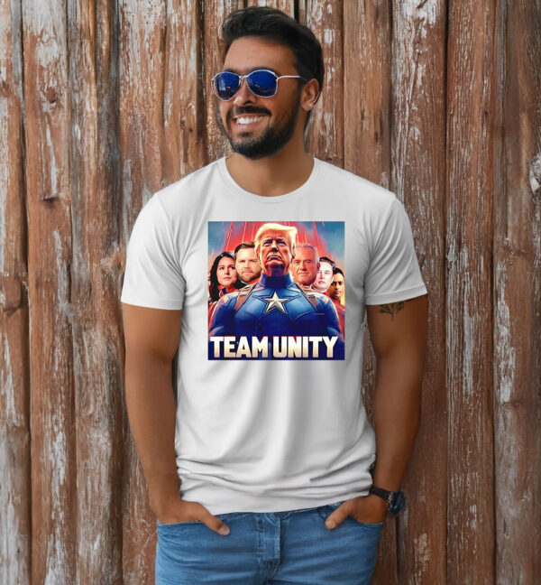 Captain America Donald Trump Team Unity 2025 T-Shirt