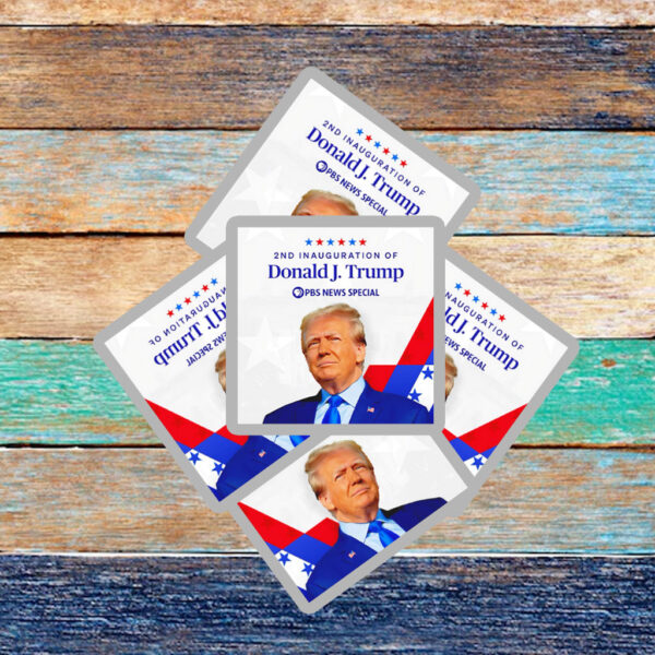 Commemorate the 2nd Inauguration of Donald J. Trump with this Exclusive Sticker ,Car Magnet