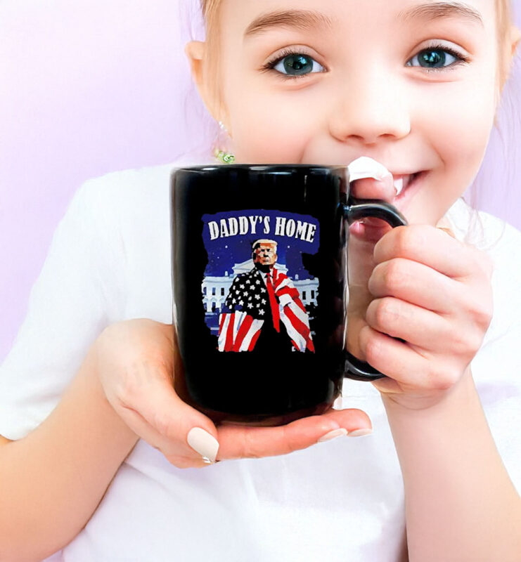 Daddy’s home 2025 Donald Trump take America back US flag Mug