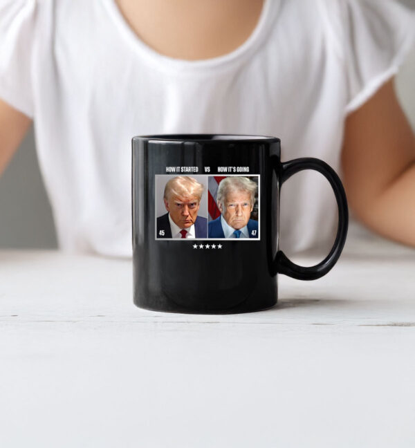 David Harris Jr Donal Trump How It Started Vs. How It’S Going Mug