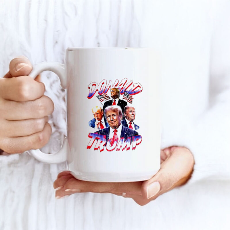 Donald TRump 47th 4x picture collage Mug