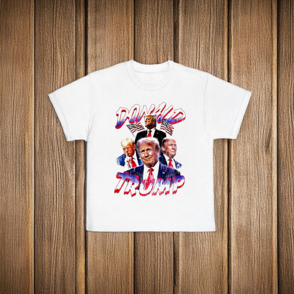 Donald TRump 47th 4x picture collage T-Shirt