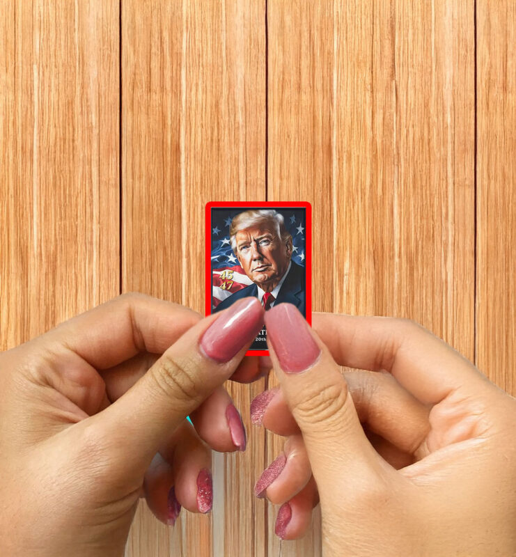 Donald Trump 2025 Presidential Inauguration American Flag Political Sticker ,Car Magnet