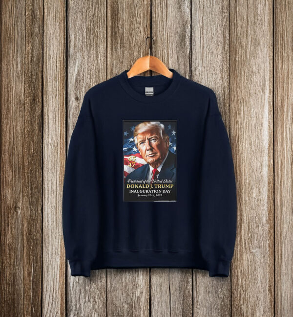 Donald Trump 2025 Presidential Inauguration American Flag Political T-Shirt