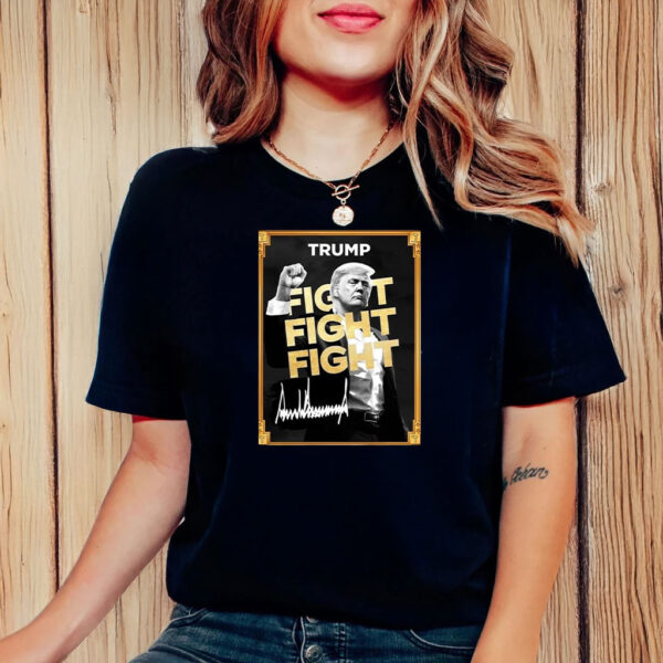 Donald Trump Fight Fight Fight Meme Coin T-Shirt
