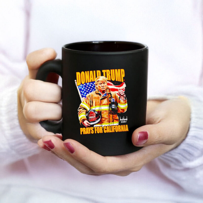 Donald Trump Firefighter Prays For California Mug