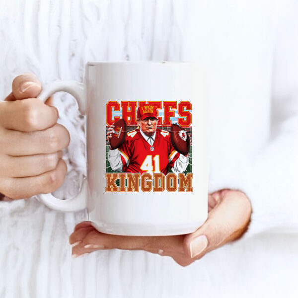 Donald Trump Kansas City Chiefs Kingdom Football I Won Again Mug