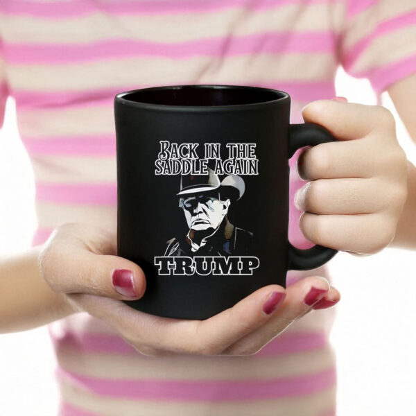 Donald Trump back in the saddle again Mug