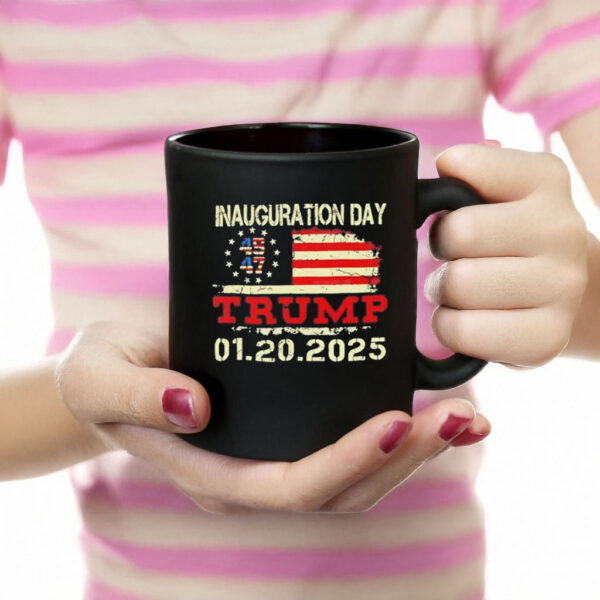 Inauguration Day Trump 01 20 2025 USA flag Mug