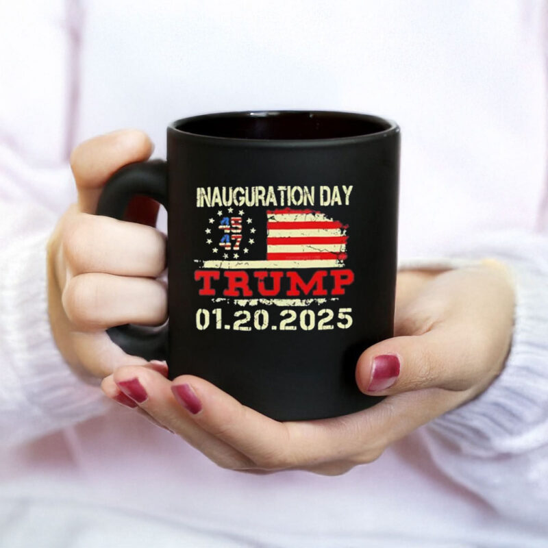Inauguration Day Trump 01 20 2025 USA flag Mug