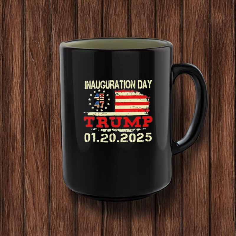 Inauguration Day Trump 01 20 2025 USA flag Mug