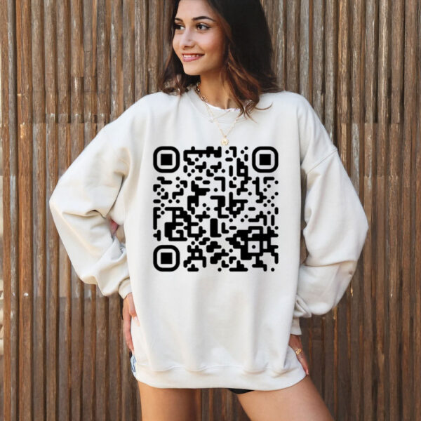 Juanita Broaddrick American Flag Trump Dance Qr Code White T-Shirt