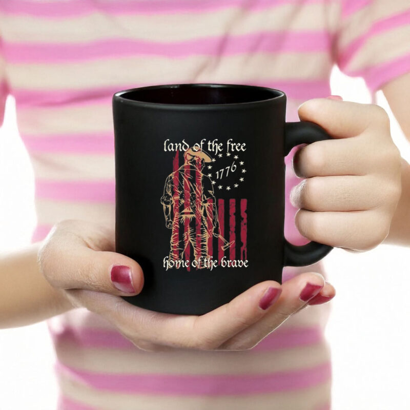 Land Of The Free Home Of The Bravo Donald Trump 2025 Mug