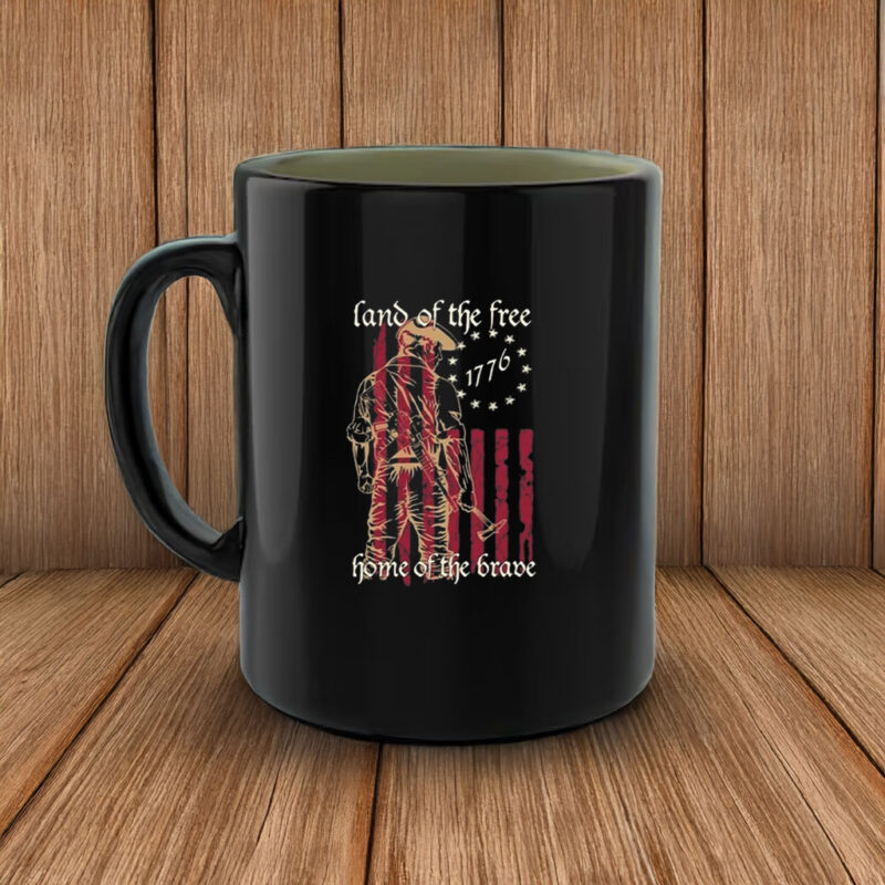Land Of The Free Home Of The Bravo Donald Trump 2025 Mug