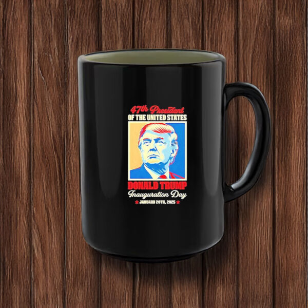 Official Donald Trump 47th President of the United States Inauguration Party Crew Mug