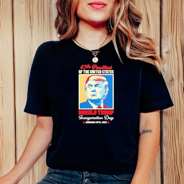 Official Donald Trump 47th President of the United States Inauguration Party Crew T-Shirt