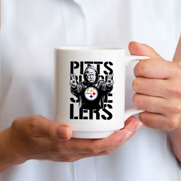 Pittsburgh Steelers Donald Trump Football Mug