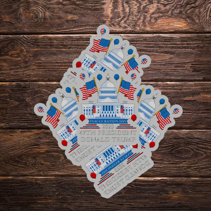 President Donald Trump Inauguration Day 2025 Sticker ,Car Magnet