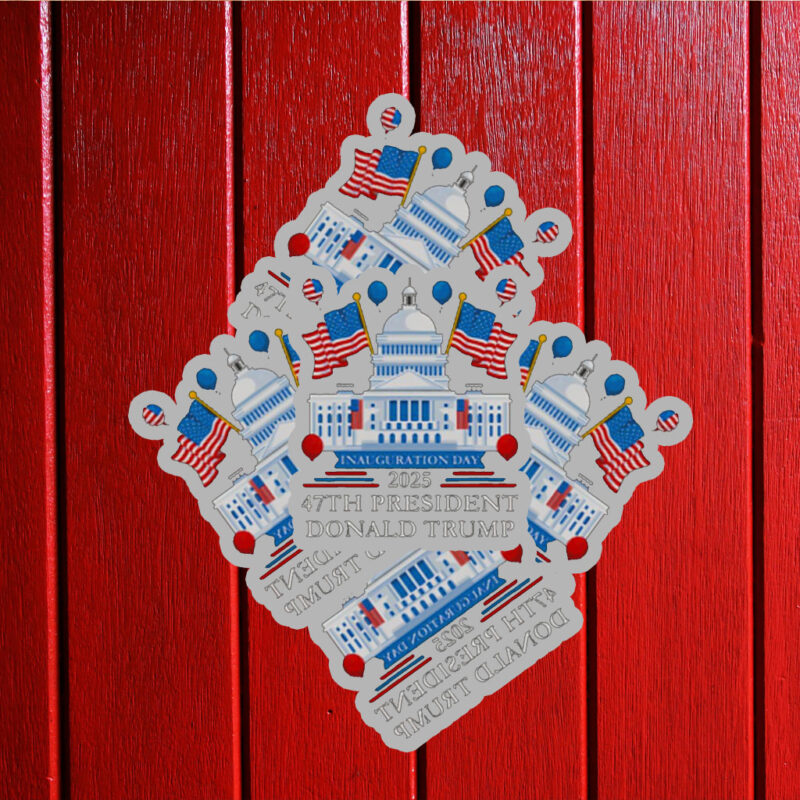 President Donald Trump Inauguration Day 2025 Sticker ,Car Magnet