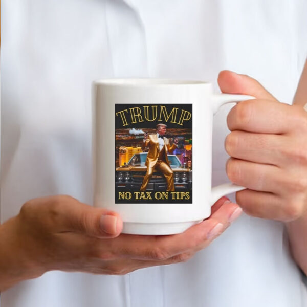 President Trump “No Tax on Tips” MAGA Softstyle Mug