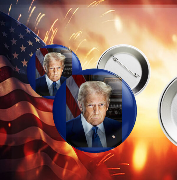 The Inaugural Portrait of the 47th President of the United States, Donald J. Trump has been released prior to Monday’s Inauguration Pin Button