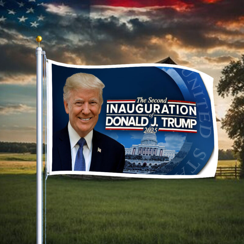 The Second Inauguration Of Donald J. Trump 2025 Flag