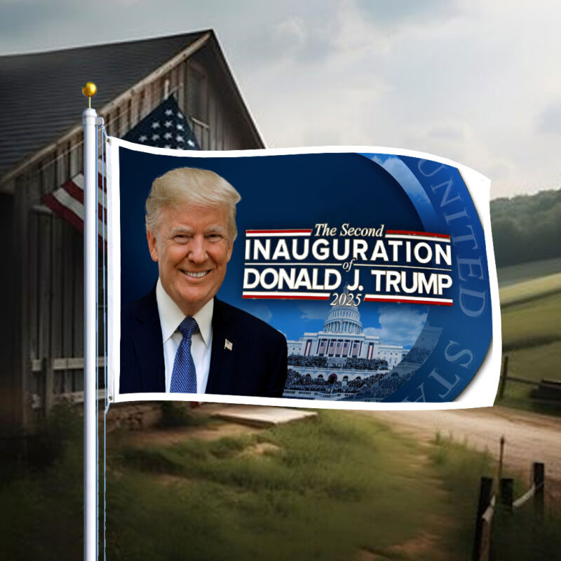 The Second Inauguration Of Donald J. Trump 2025 Flag