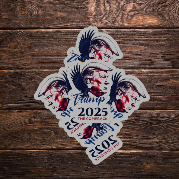 Trump 2025 The Comeback Sticker ,Car Magnet