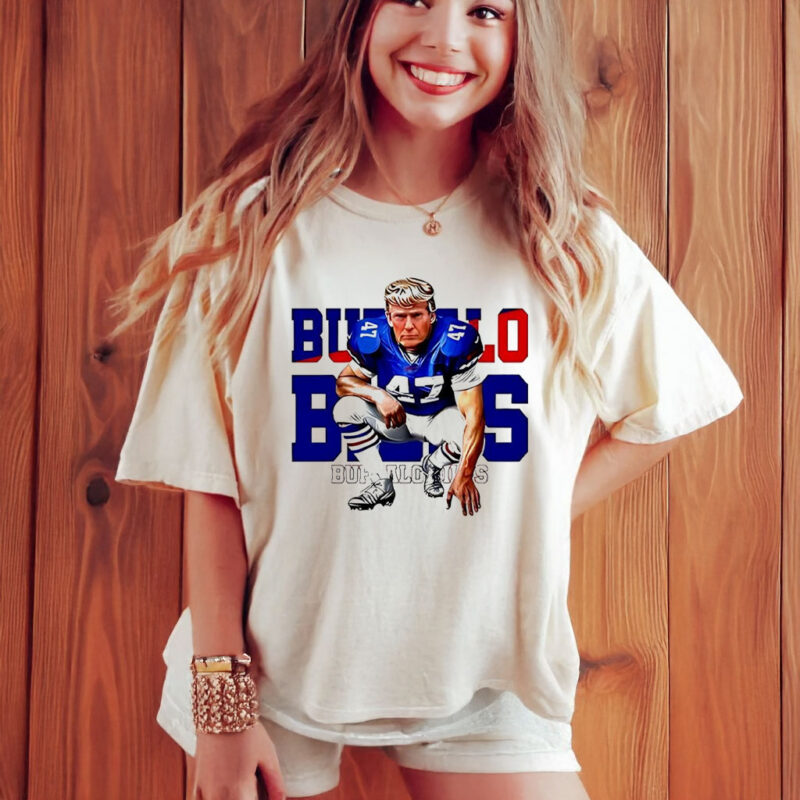 Trump 47 Buffalo Bills Super Bowl Lix 2025 T-Shirt
