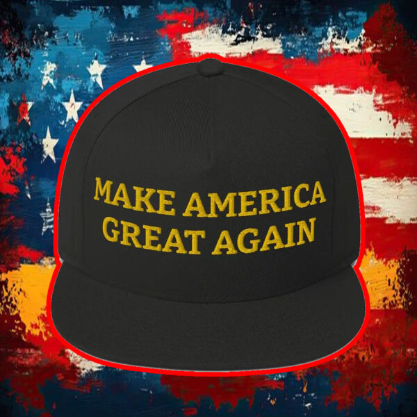 Trump Dark Maga hat - Gold Black Edition Dark MAGA