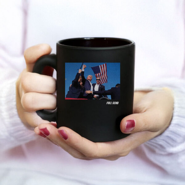 Trump Fight Black Mug