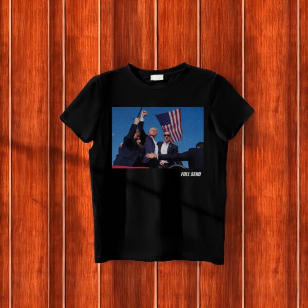 Trump Fight Black T-Shirt