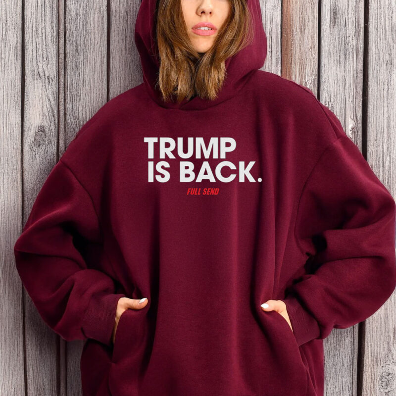 Trump Is Back Black T-Shirt
