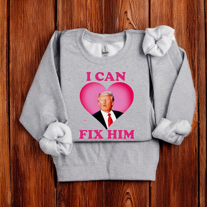 Trump Kiss I Can Fix Him Heart T-Shirt