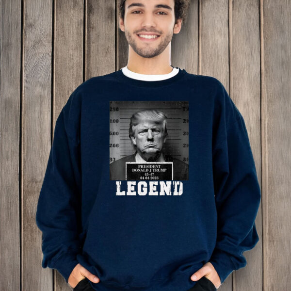 Trump Legend Trump Mugshot President Legend T-Shirt