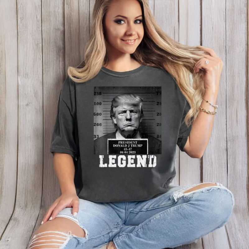 Trump Legend Trump Mugshot President Legend T-Shirt