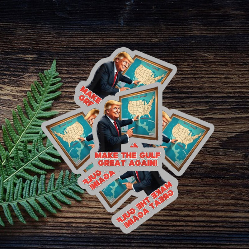 Trump Make Gulf Great Again Welcome To America’s Gulf Sticker ,Car Magnet