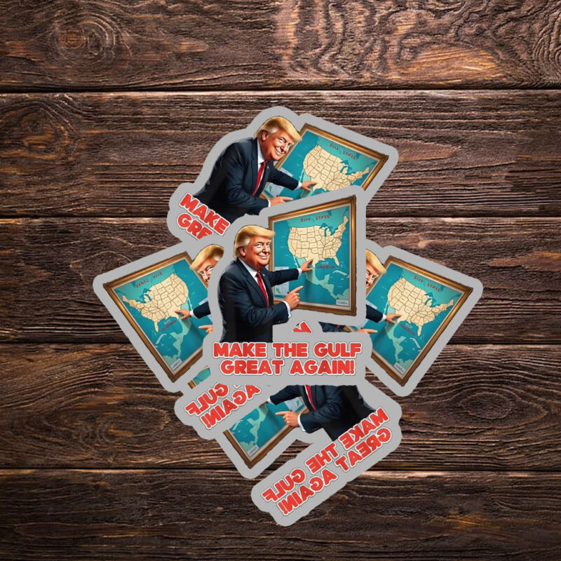 Trump Make Gulf Great Again Welcome To America’s Gulf Sticker ,Car Magnet