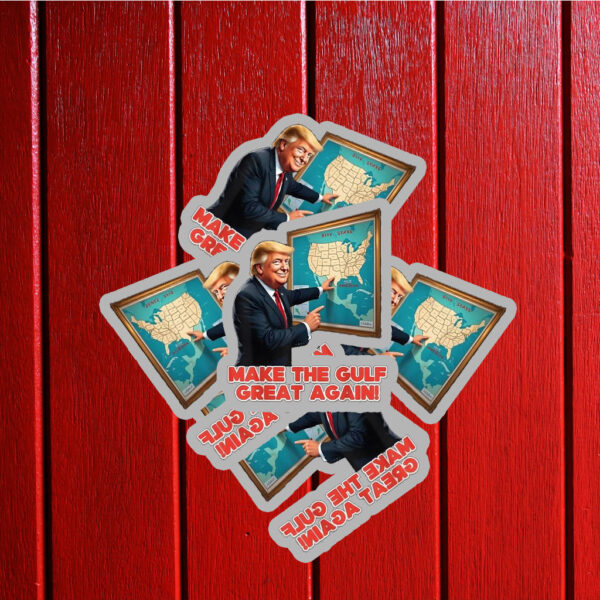 Trump Make Gulf Great Again Welcome To America’s Gulf Sticker ,Car Magnet