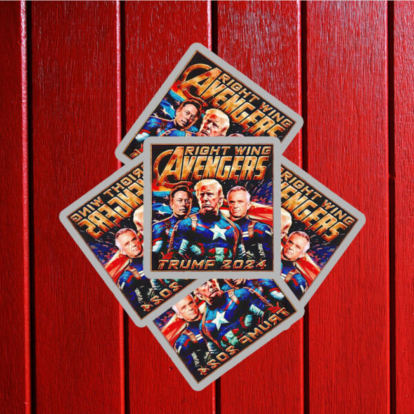 Trump Right Wing Avengers Sticker ,Car Magnet