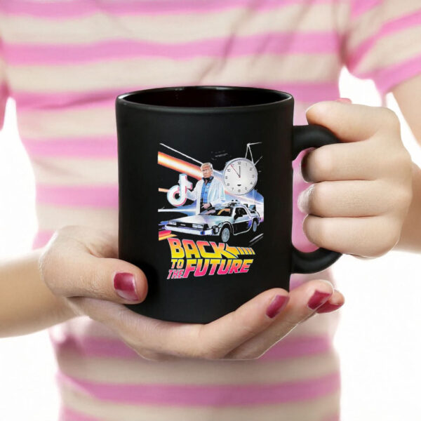 Trump Save Tiktok Back To The Future 2025 Mug