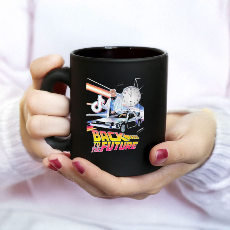Trump Save Tiktok Back To The Future 2025 Mug